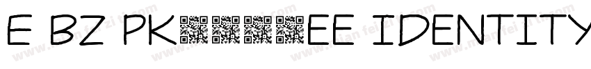 E BZ PK7487ee Identity H字体转换